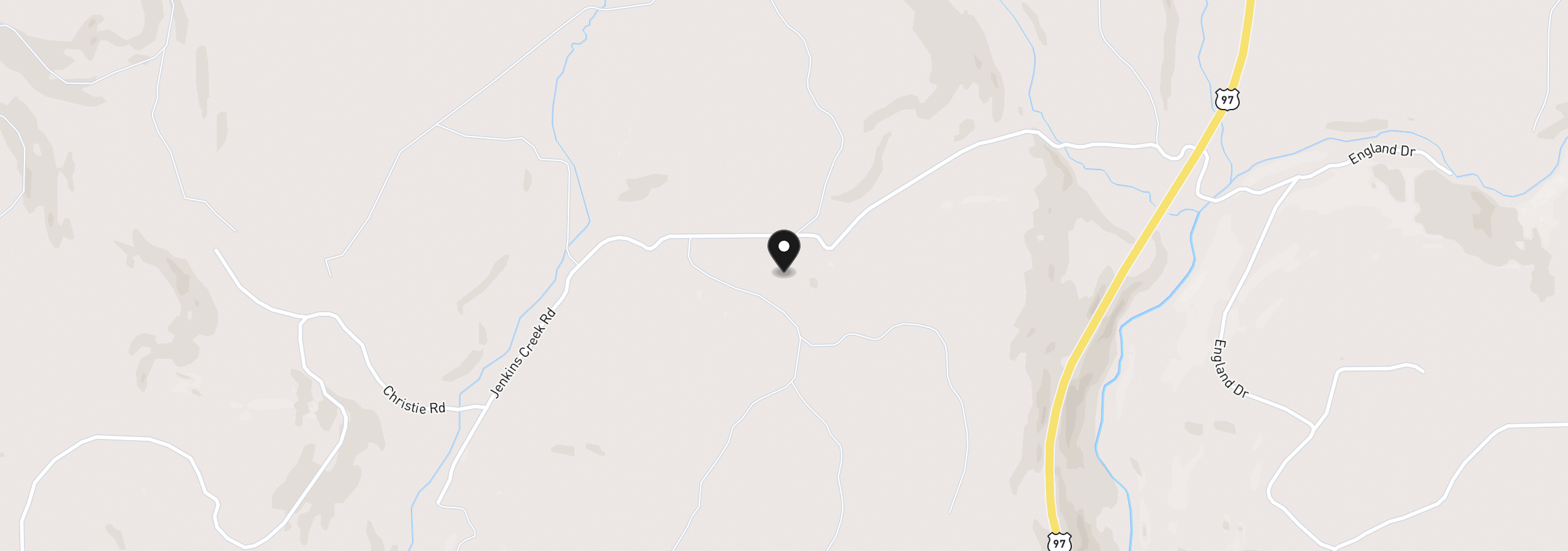 Map showing the location of 01 Satus Pass Hwy 97, Goldendale, Wa 98620