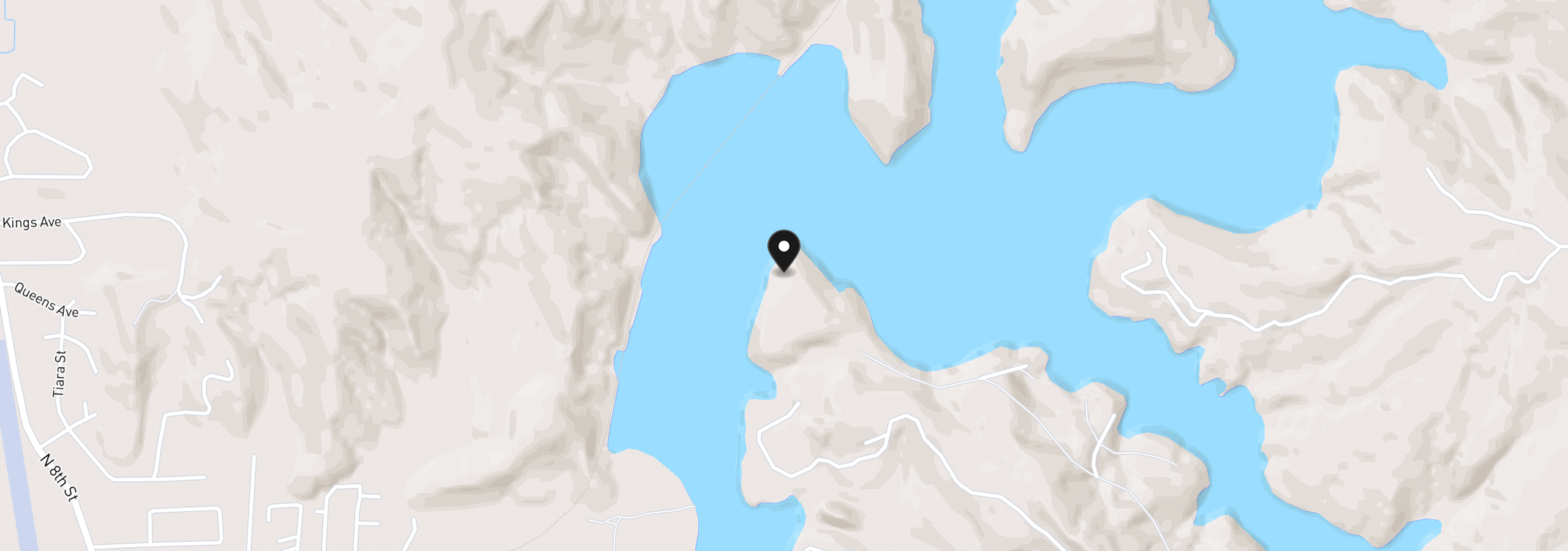 Map showing the location of 72312 Potlatch Rd, Lakeside, OR 97449