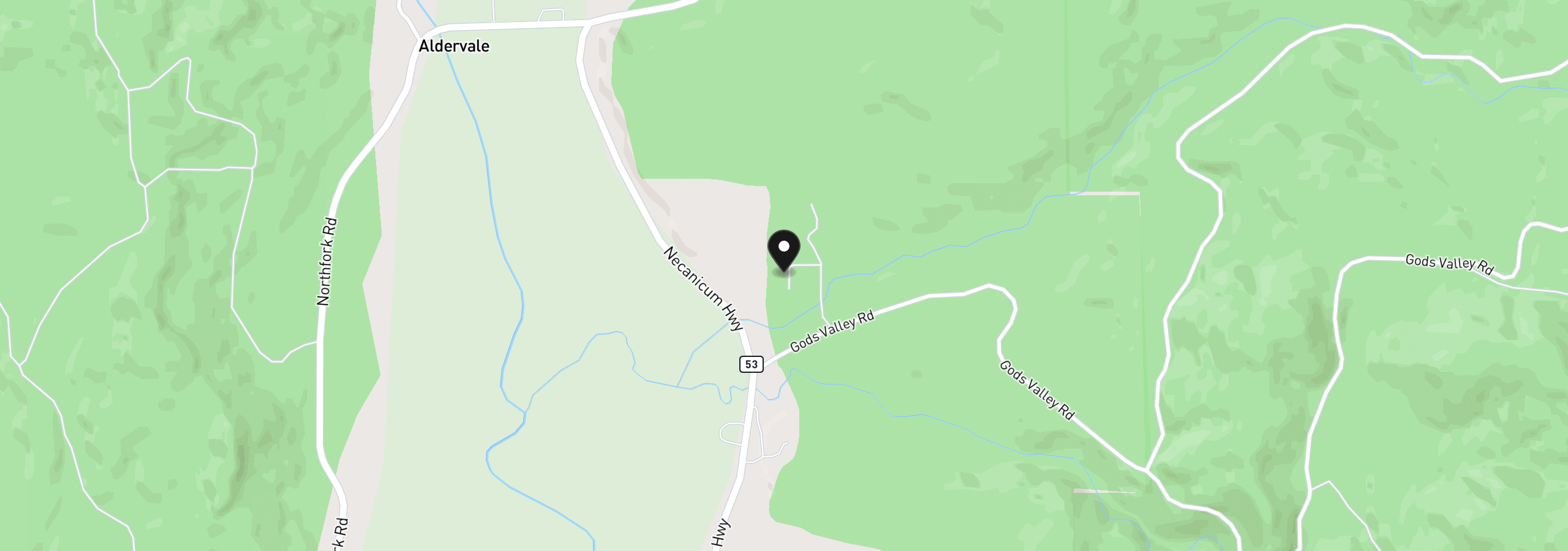 Map showing the location of 19105 Alderwood Dr, Nehalem, OR 97131