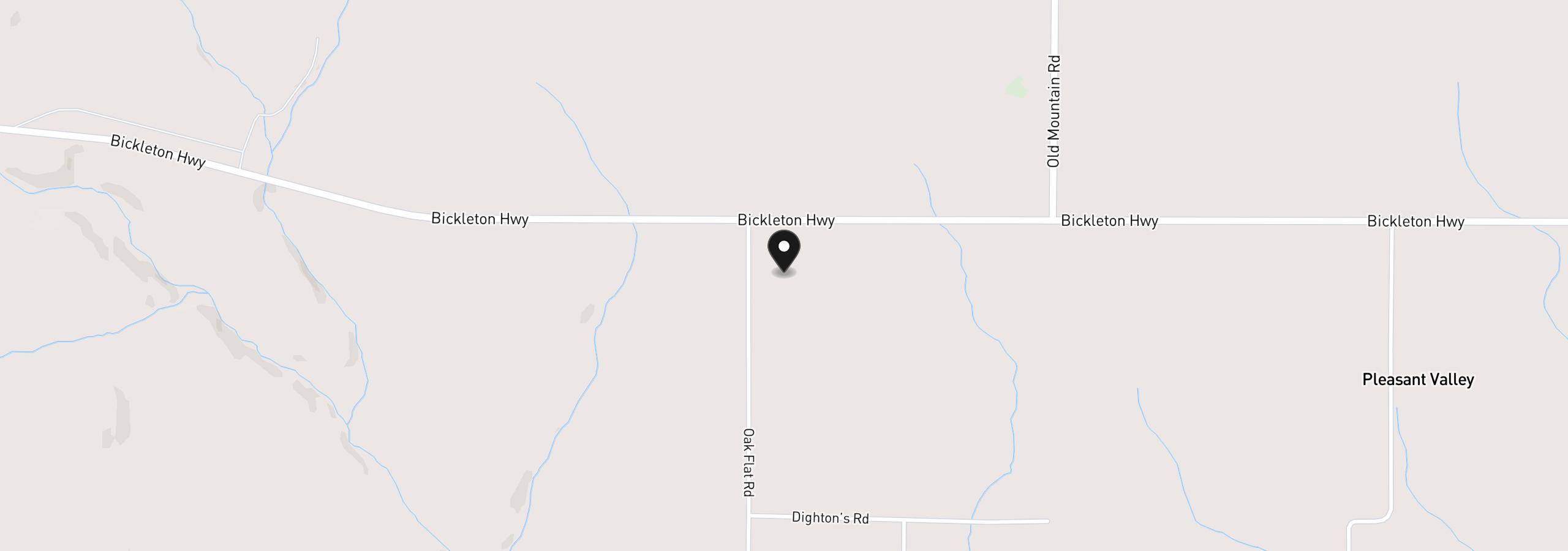 Map showing the location of Bickleton Hwy 2, Goldendale, Wa 98620