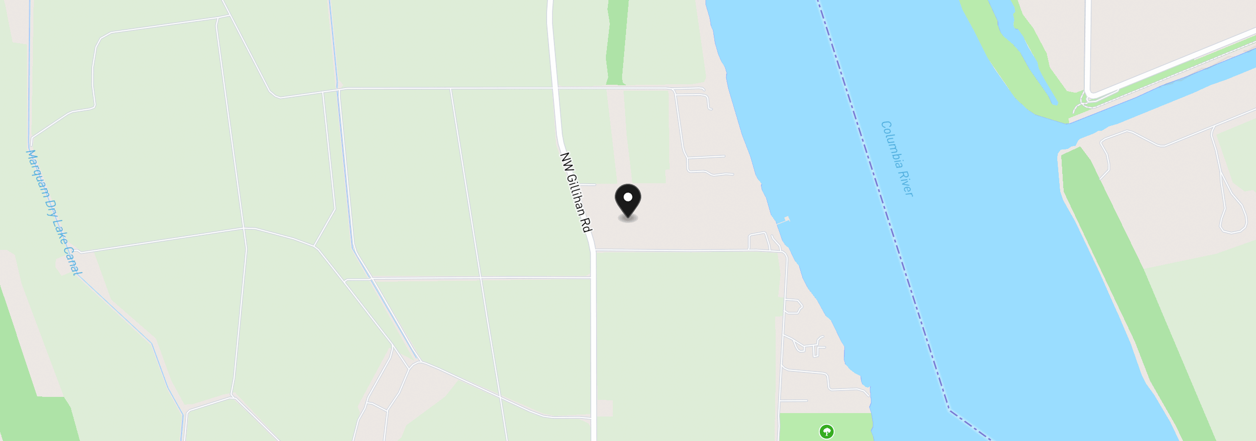 Map showing the location of 19330 NW Gillihan Rd, Portland, OR 97231