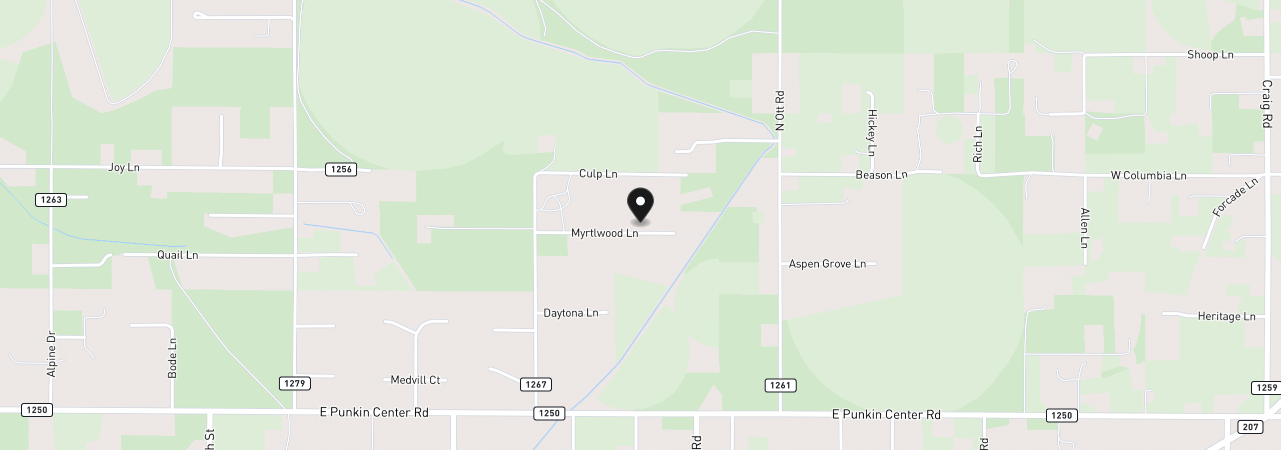 Map showing the location of 32127 Myrtlwood Ln, Hermiston, OR 97838
