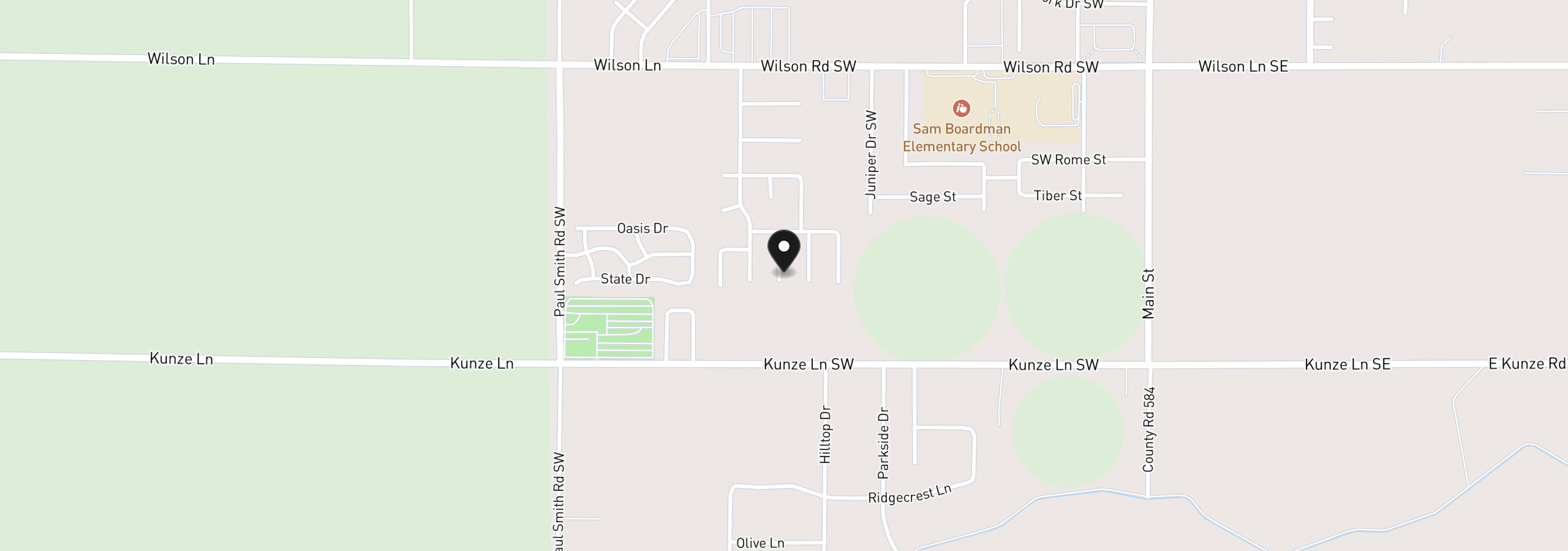 Map showing the location of 219 SW Sparrow St, Boardman, OR 97818
