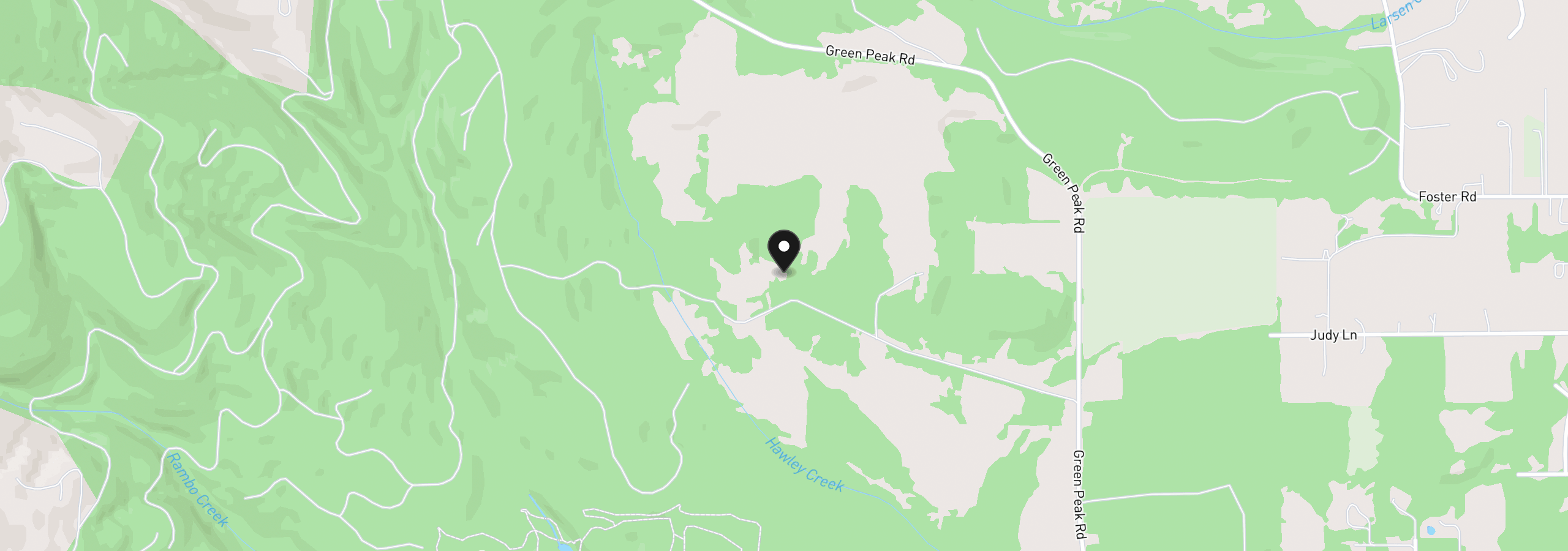 Map showing the location of 24027 Hawley Creek Rd, Monroe, OR 97456