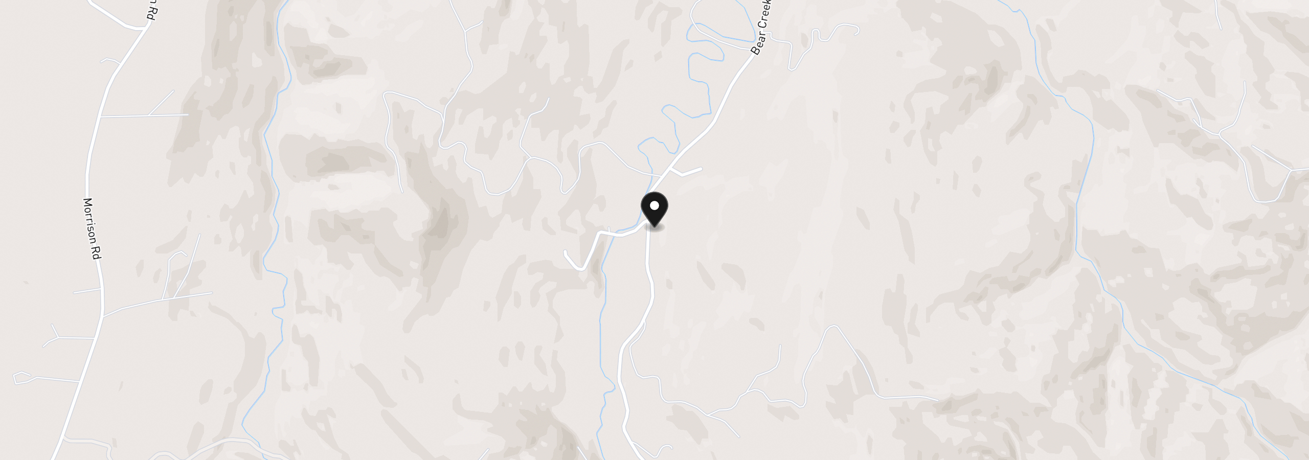 Map showing the location of Bear Creek, Bandon, OR 97411