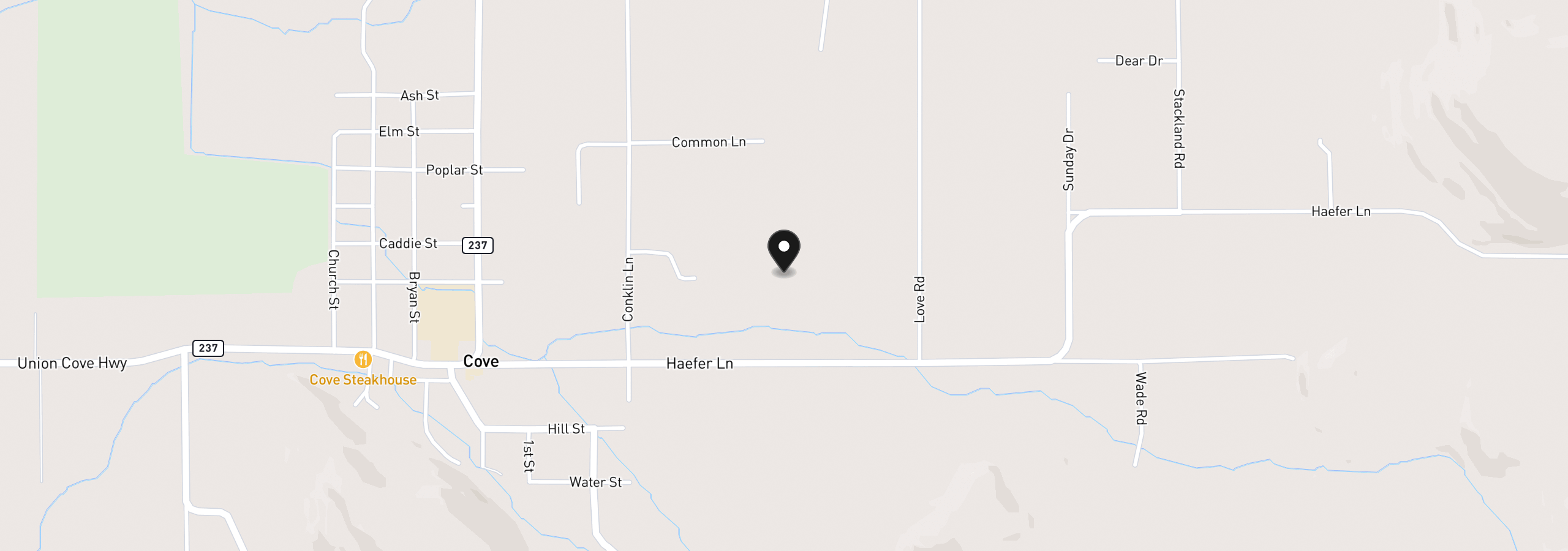 Map showing the location of 69568 Heritage Ln, Cove, OR 97824