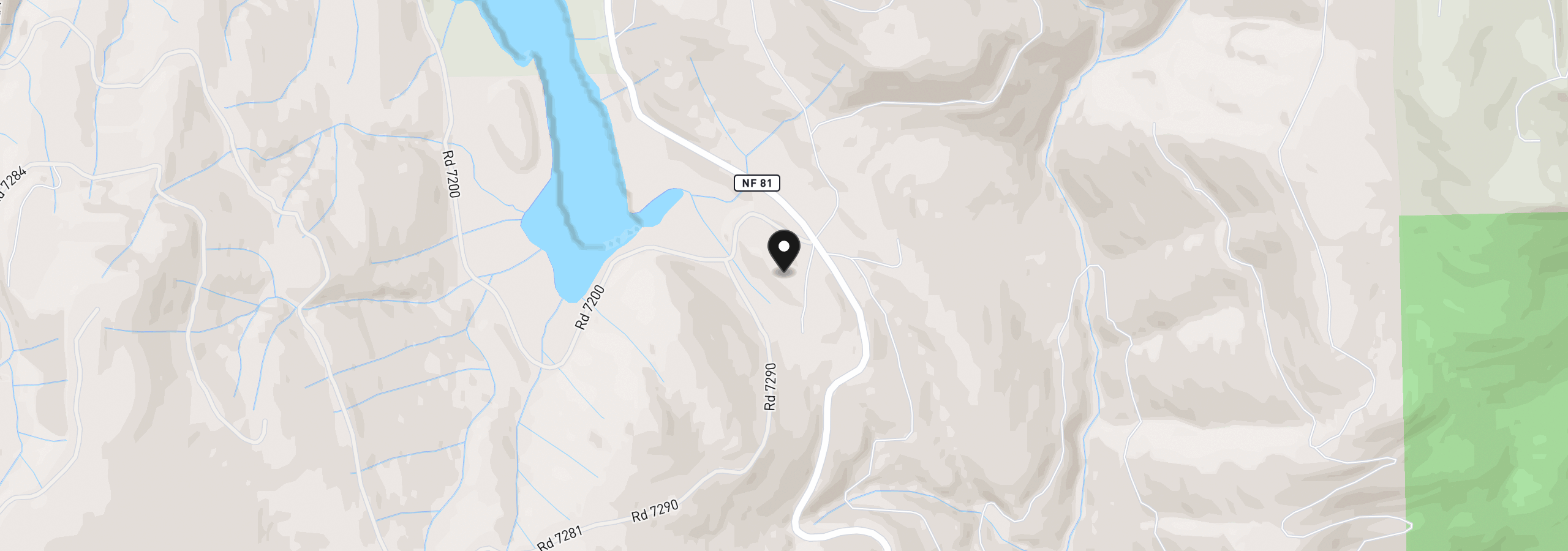 Map showing the location of 0 Usfs 81 Rd, Cougar, Wa 98616