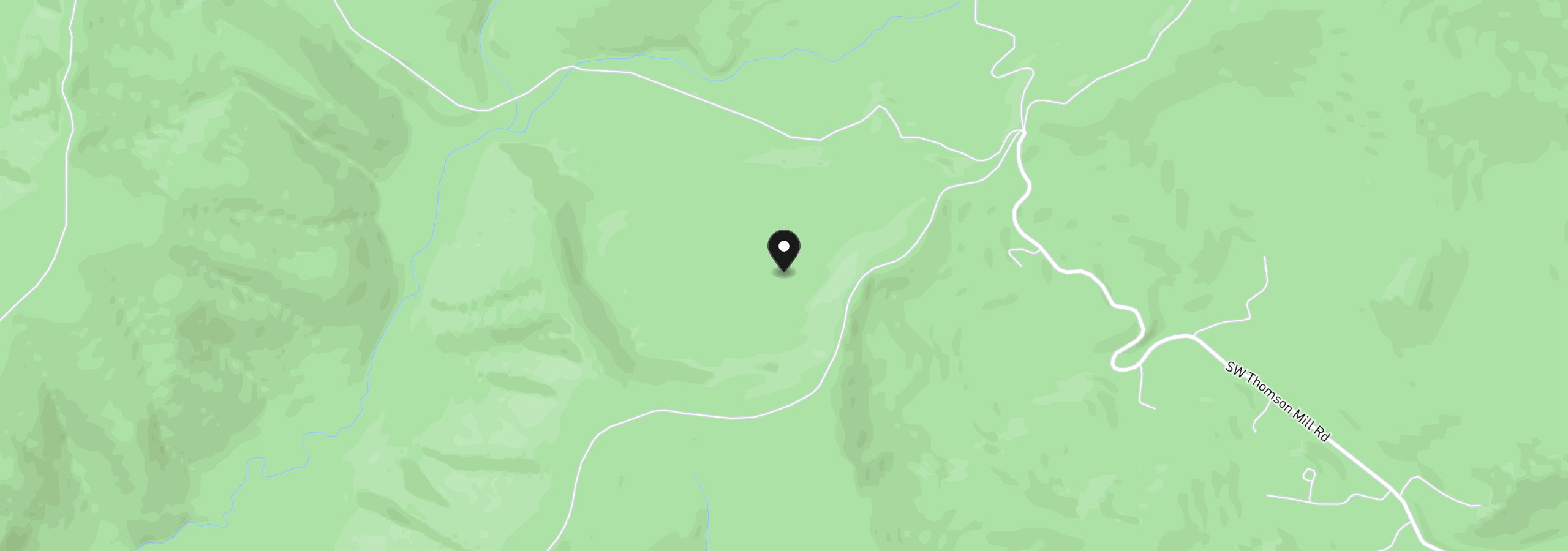Map showing the location of 0 SW Rock Creek Rd, Sheridan, OR 97378