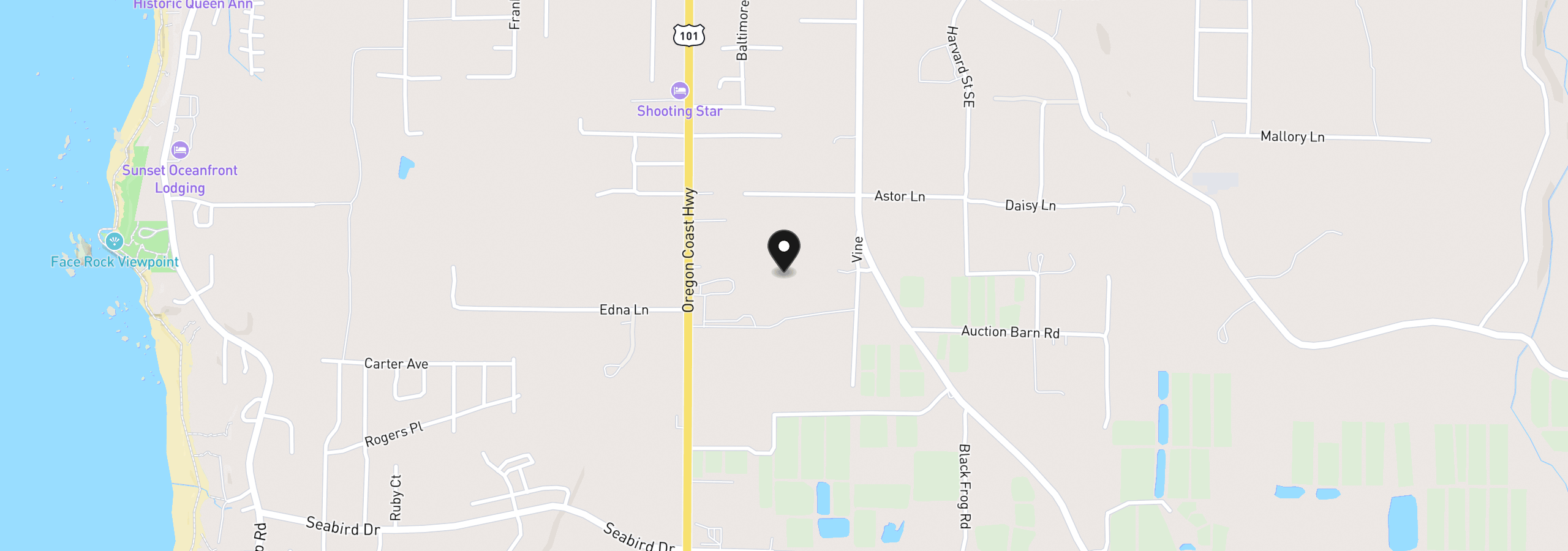 Map showing the location of Tl1368, Bandon, OR 97411