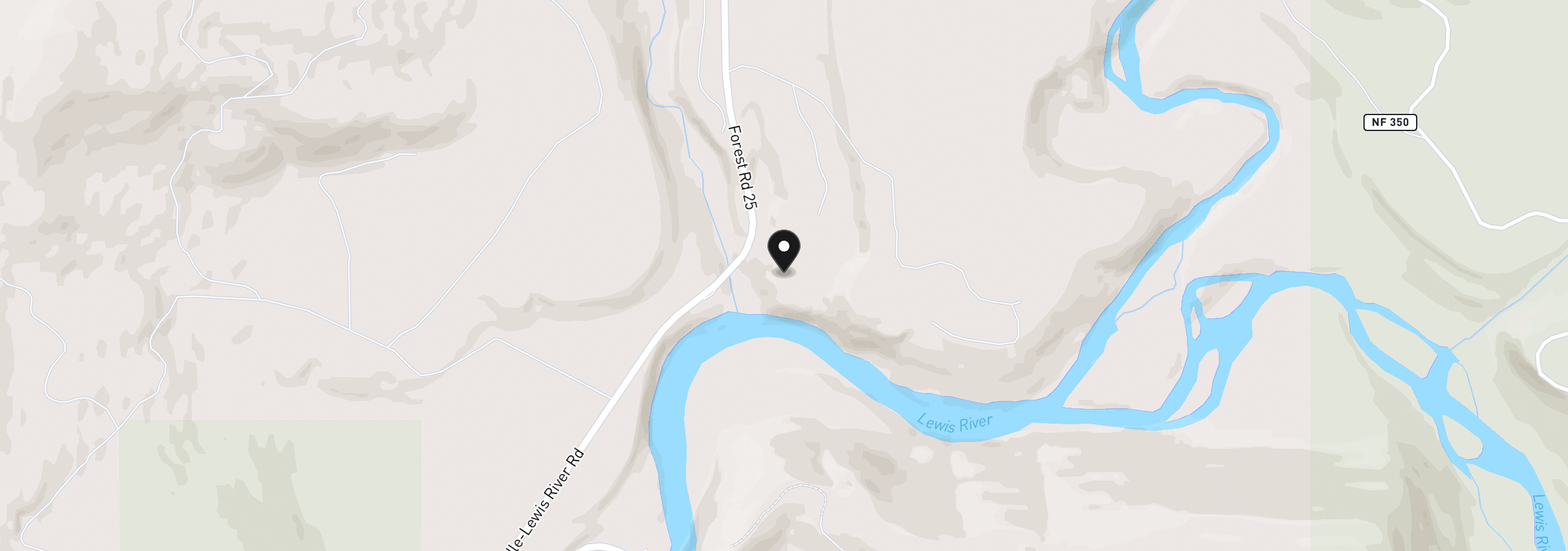 Map showing the location of 2 Lahar Ln, Cougar, Wa 98616
