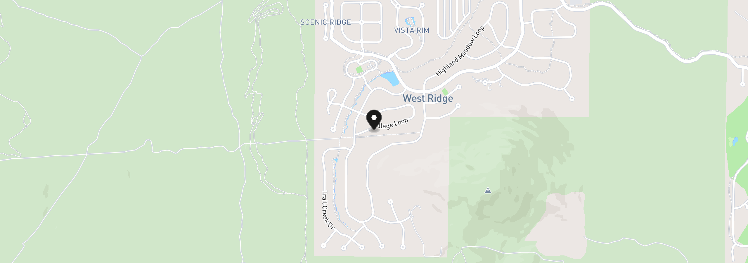 Map showing the location of 10651 Village Loop, Redmond, OR 97756