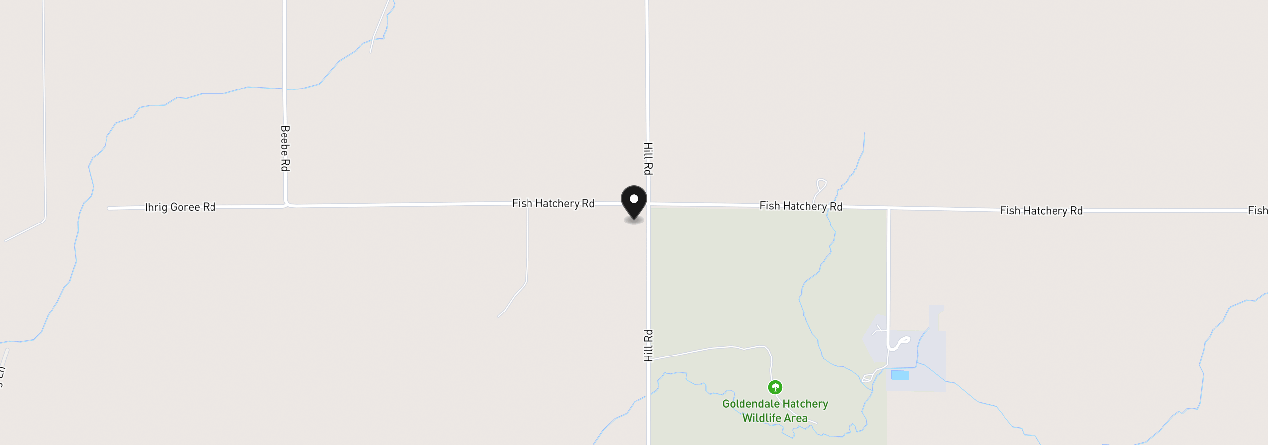 Map showing the location of 145 Hill Rd, Goldendale, Wa 98620