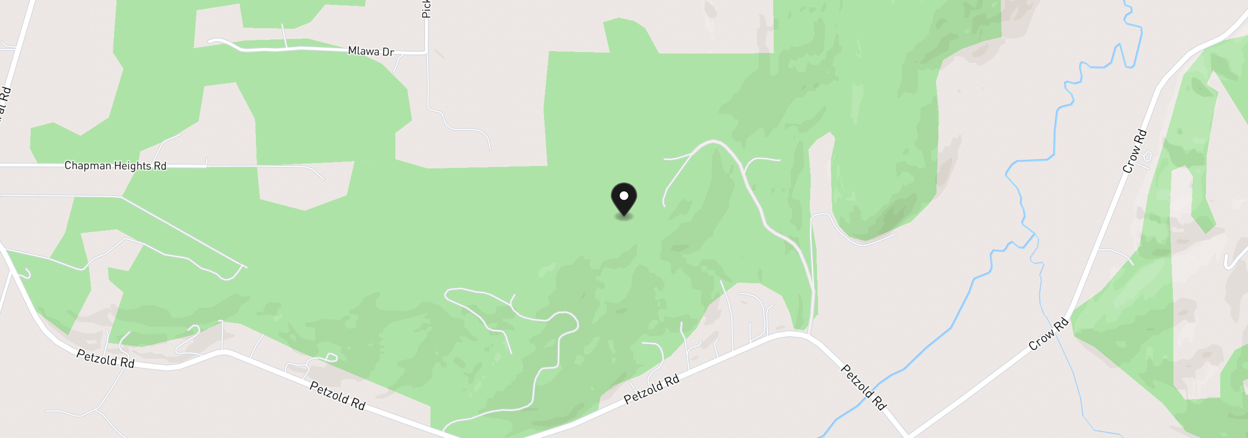 Map showing the location of 86830 Northill Ranch Rd 106, Eugene, OR 97402