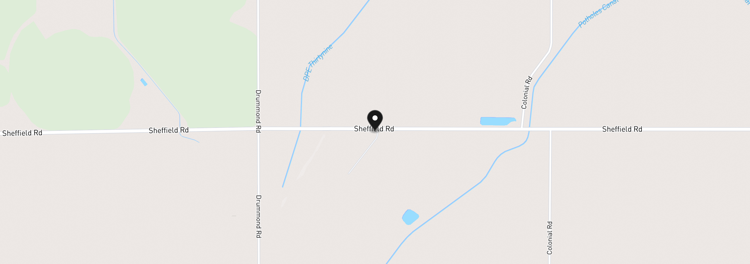 Map showing the location of 4665 Sheffield Rd, Mesa, Wa 99343