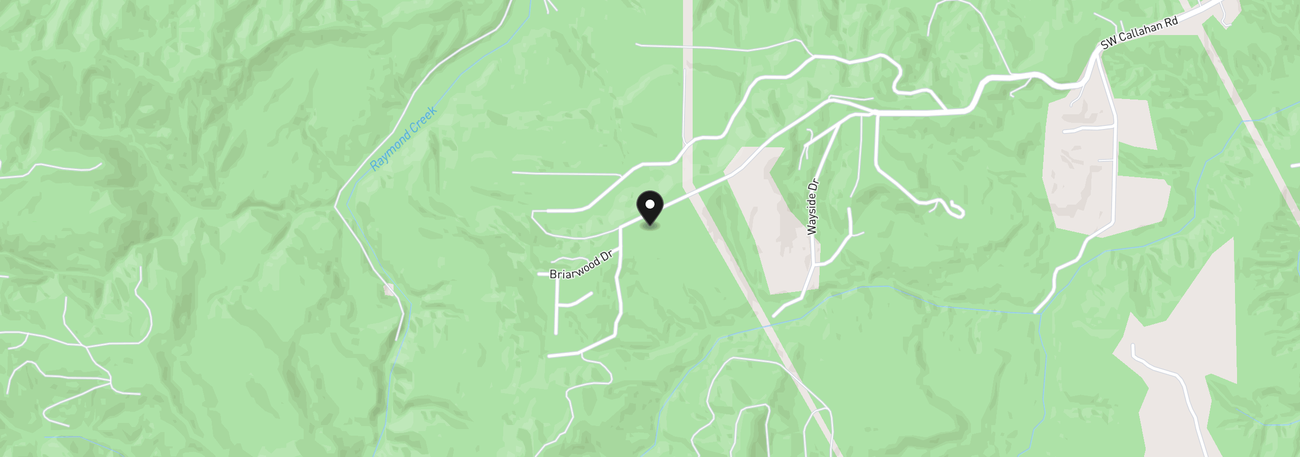 Map showing the location of Callahan 26, Scappoose, OR 97056