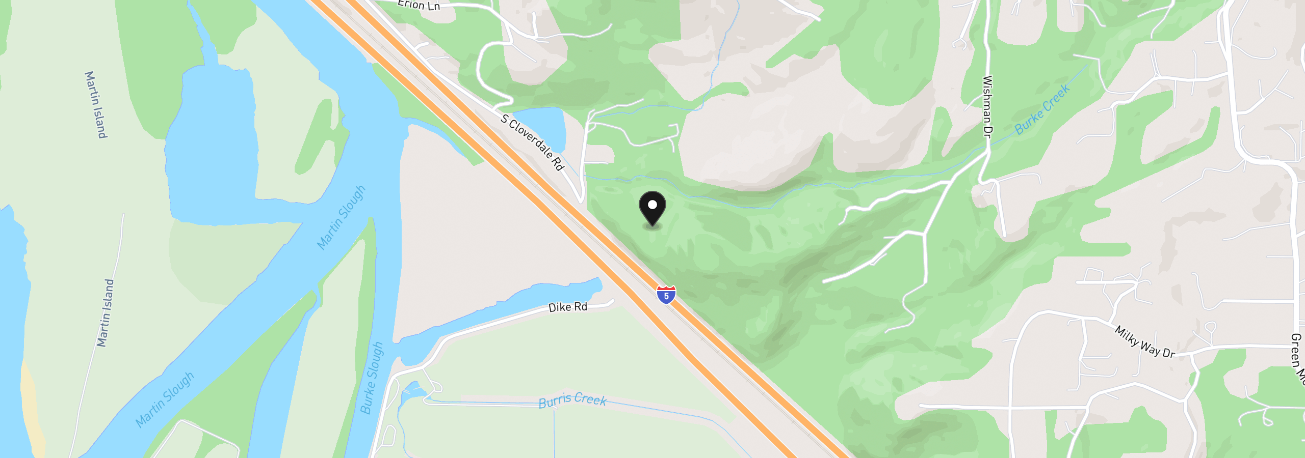 Map showing the location of N Burke Rd 1, Woodland, Wa 98674