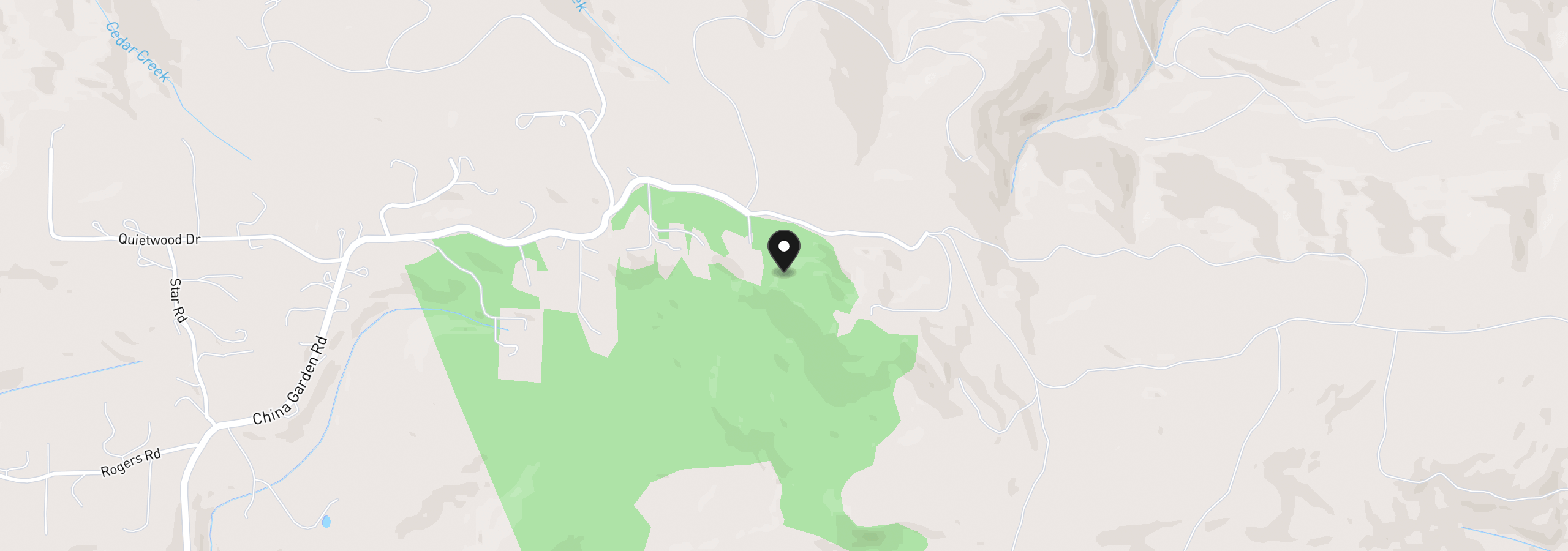 Map showing the location of China Garden Rd A, Kalama, Wa 98625