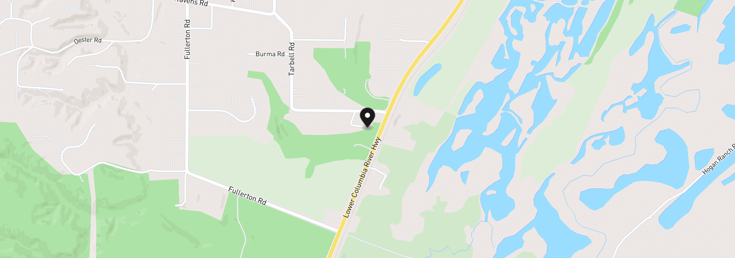 Map showing the location of 34022 Tarbell Rd, Scappoose, OR 97056