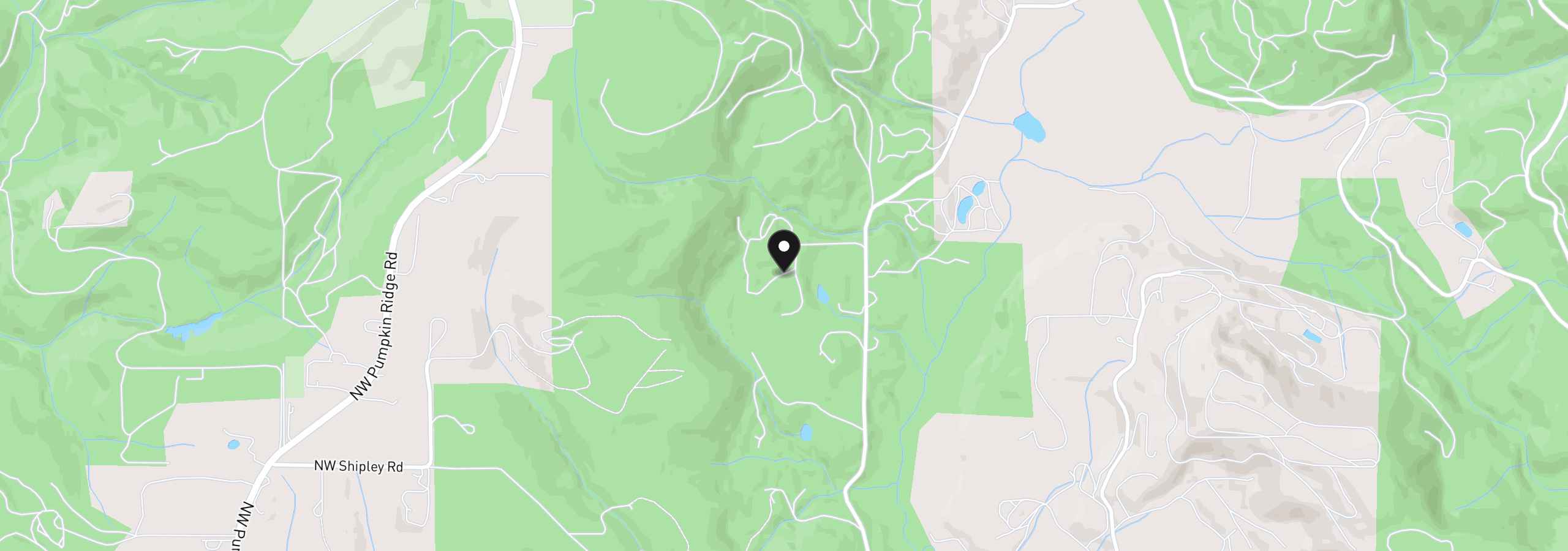 Map showing the location of 18771 NW Collins Rd, North Plains, OR 97133