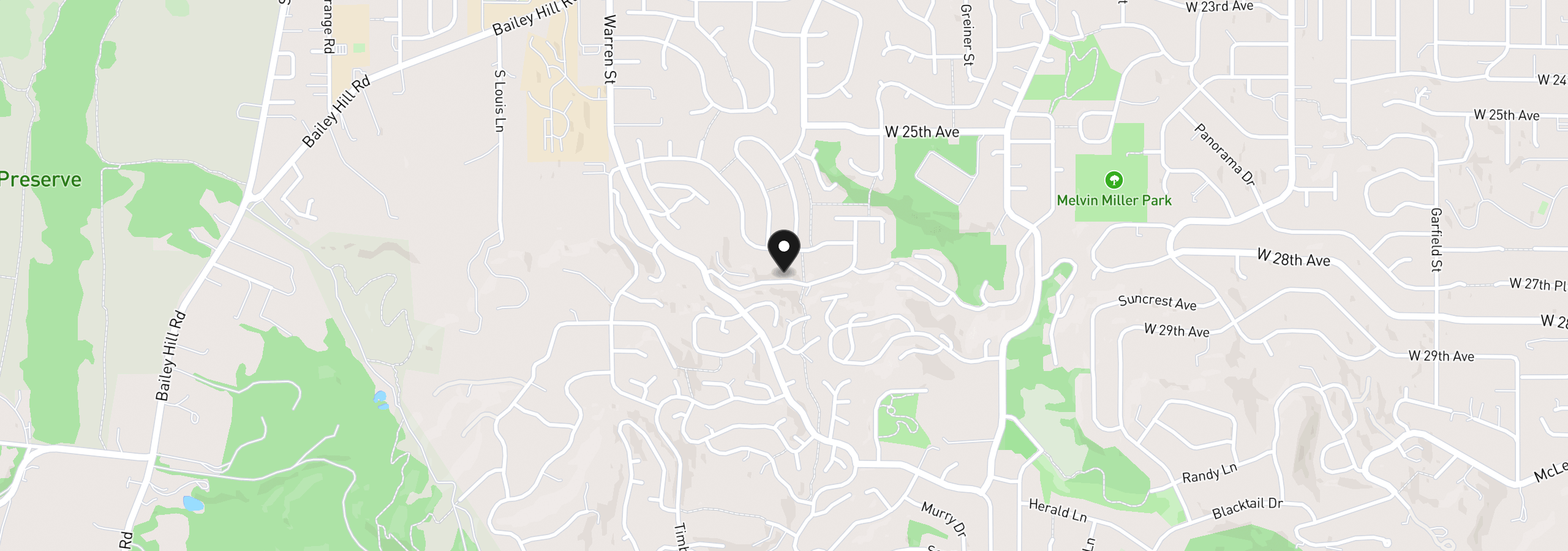 Map showing the location of 3809 Colony Oaks Dr, Eugene, OR 97405