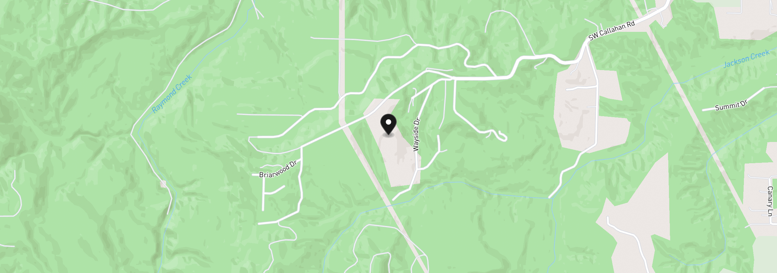 Map showing the location of Hawthorne 8, Scappoose, OR 97056