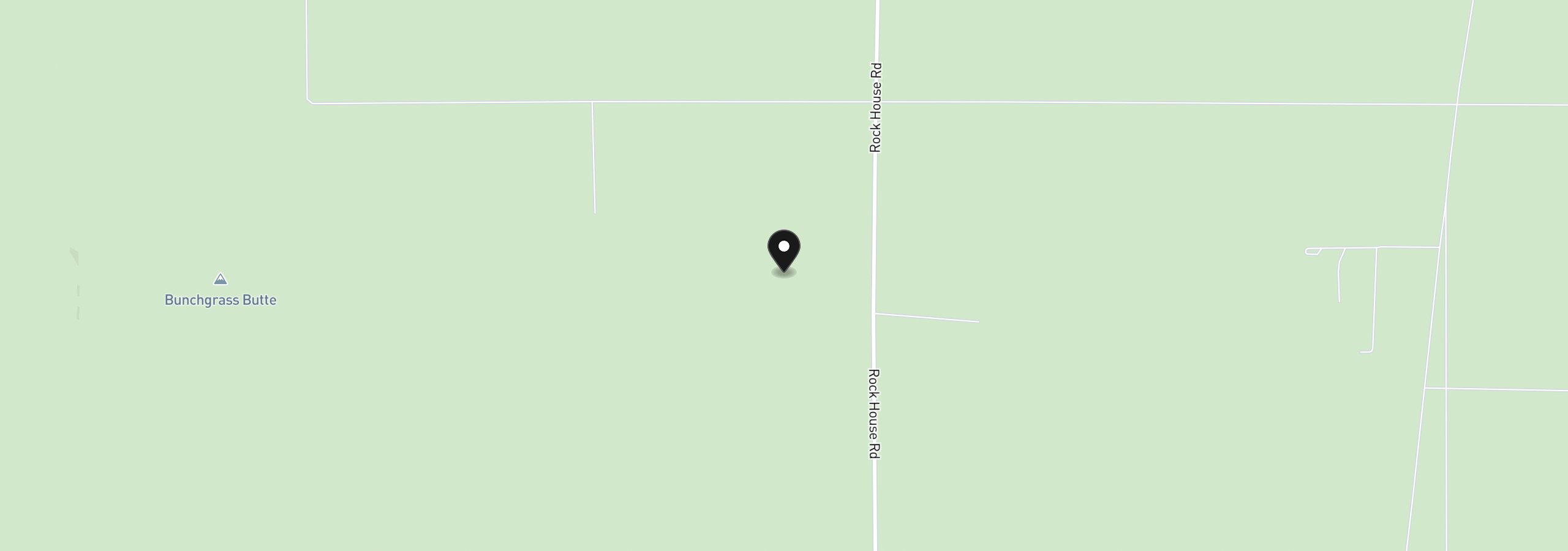 Map showing the location of Rock House Rd 300, Christmas Valley, OR 97641