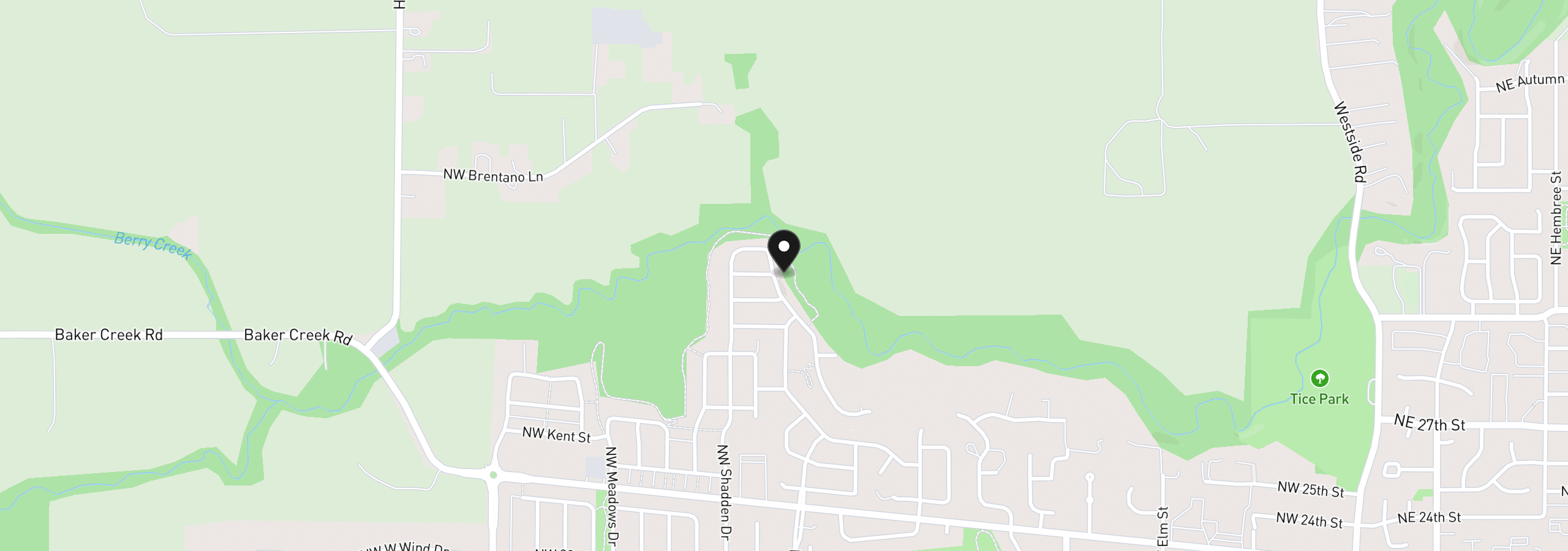 Map showing the location of 3152 NW Pinehurst Dr 78, McMinnville, OR 97128