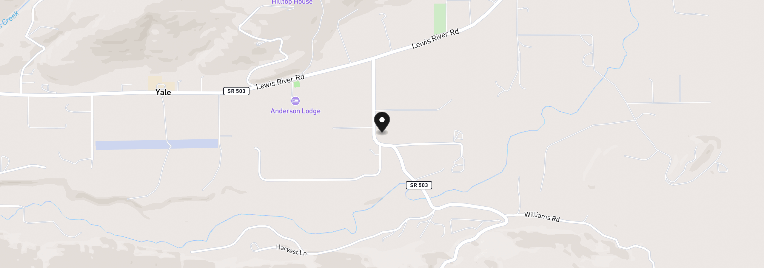 Map showing the location of 122 Barton Way, Ariel, Wa 98603