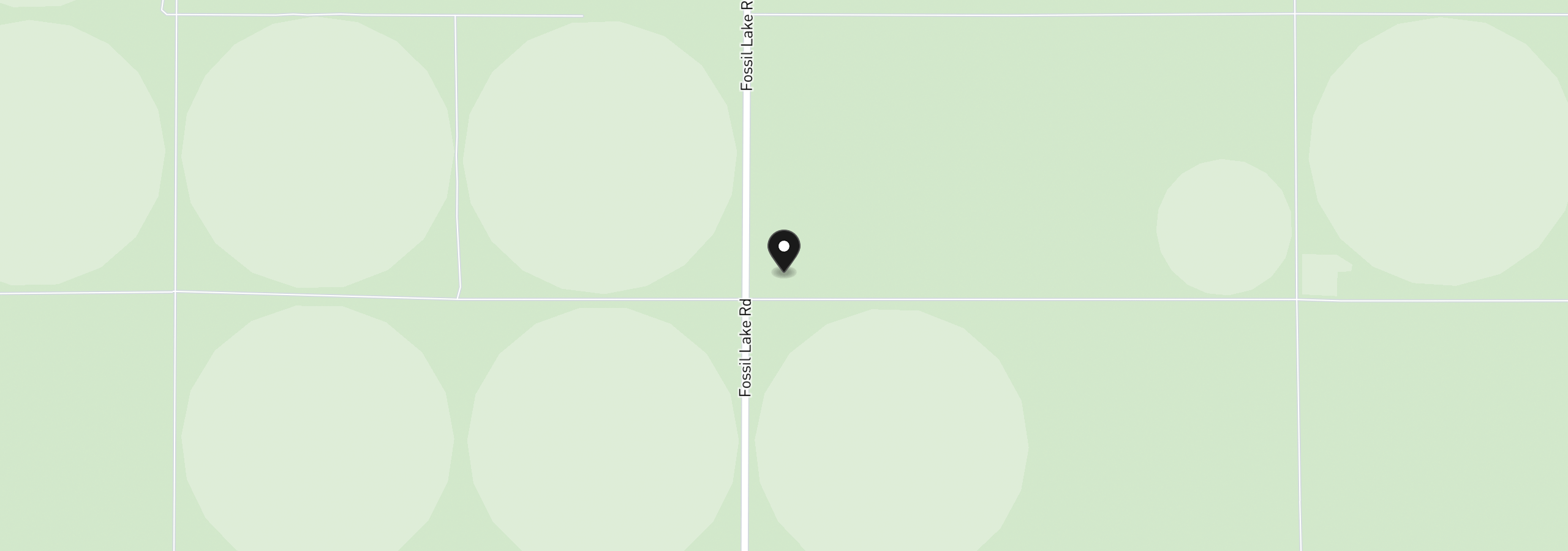 Map showing the location of Fossil Lake Rd Tl 1400, Christmas Valley, OR 97641