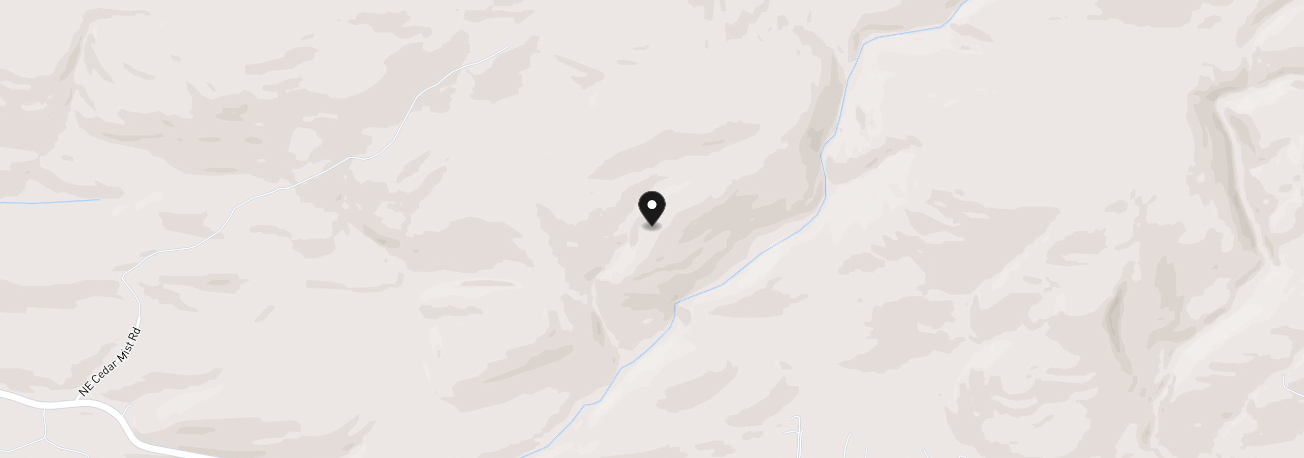 Map showing the location of 0 NE Cedar Mist Rd, Amboy, Wa 98601
