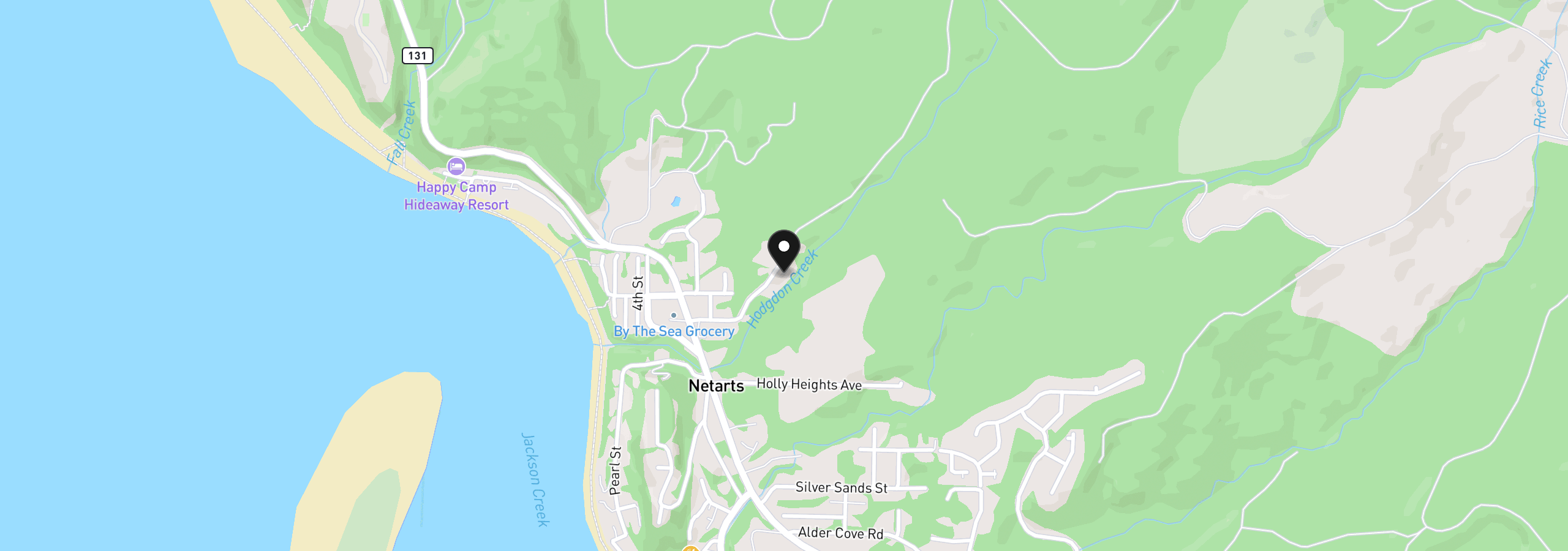 Map showing the location of 1125 Phelps St, Netarts, OR 97143
