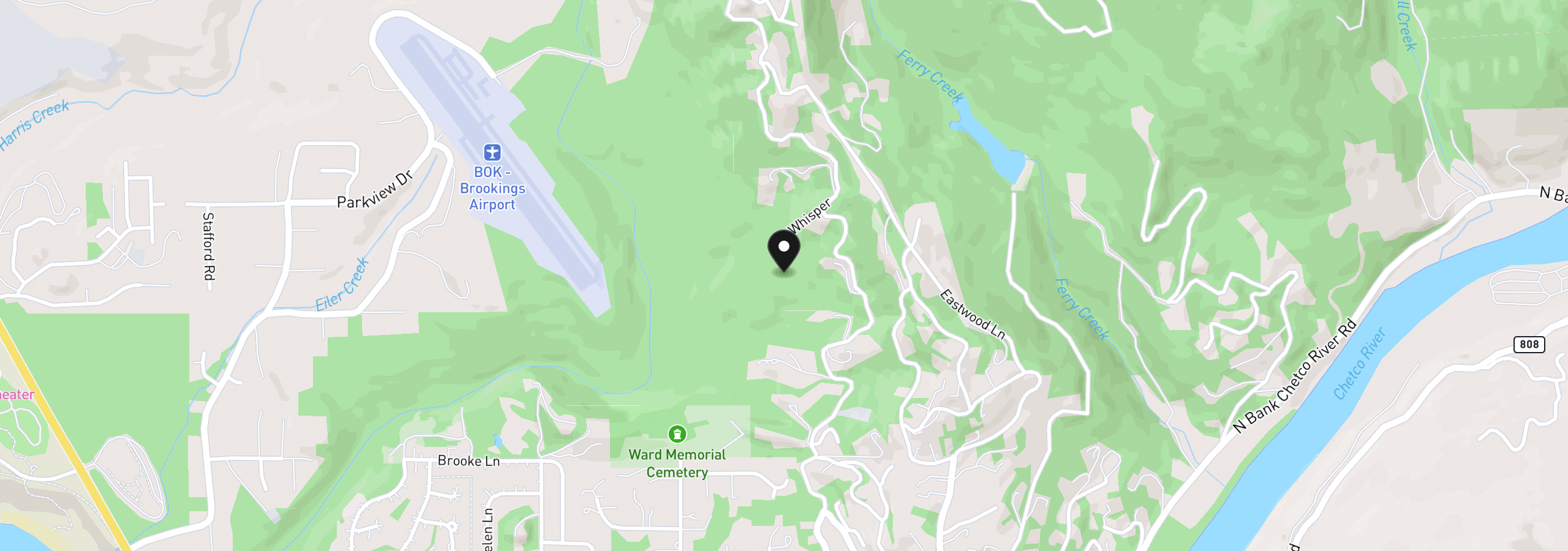 Map showing the location of Old County Road, Brookings, OR 97415