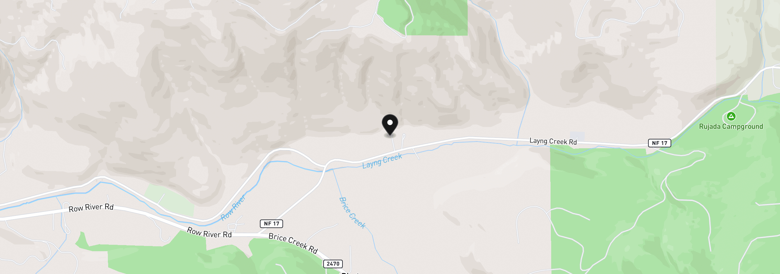 Map showing the location of 39933 Layng Creek Rd, Dorena, OR 97434