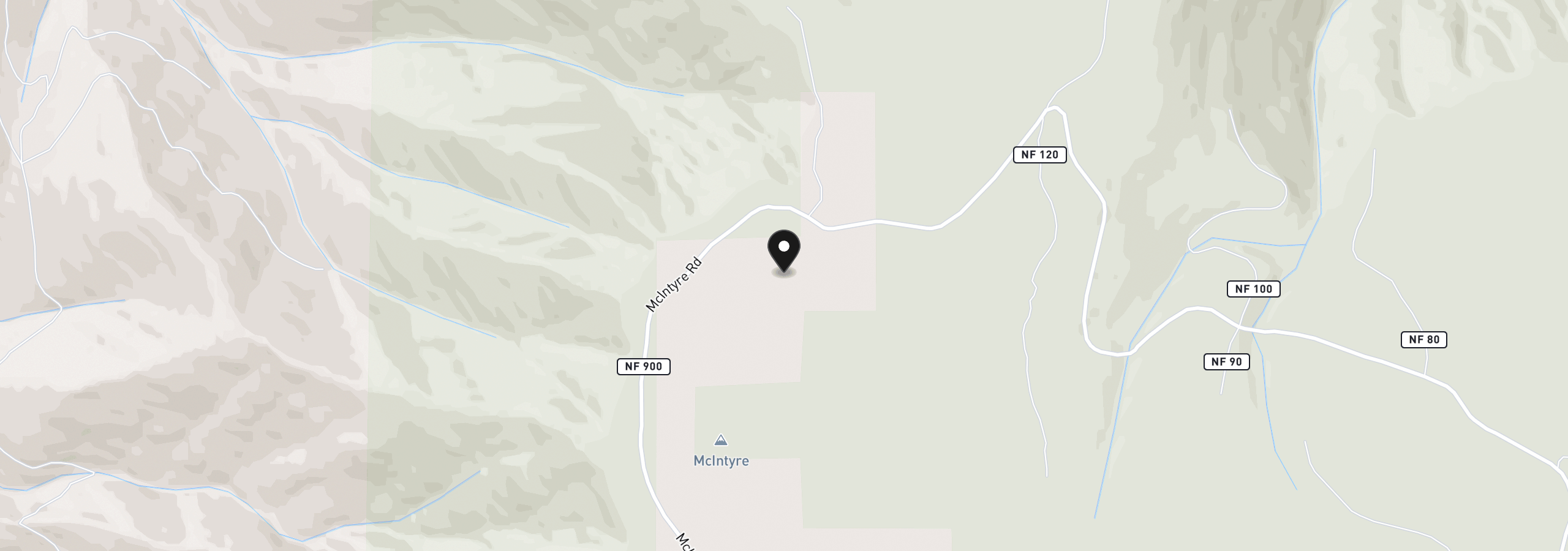 Map showing the location of 0 Vacant Land, Weston, OR 97886