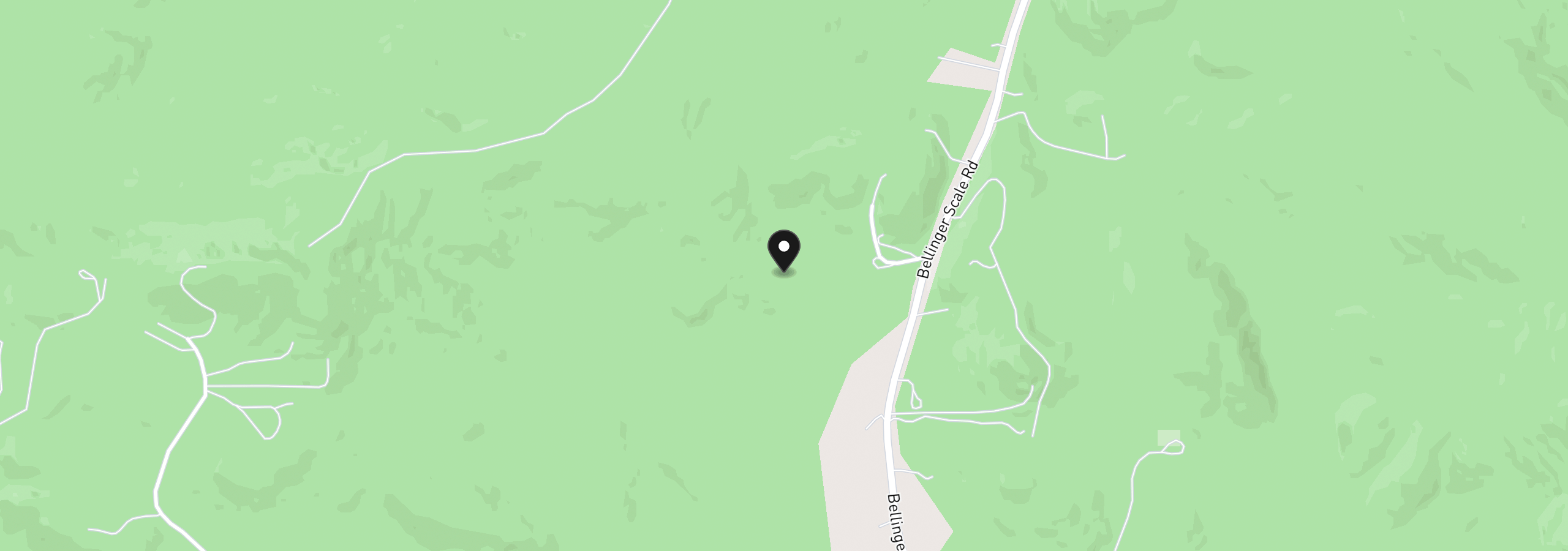 Map showing the location of 0000 Bellinger Scale Rd, Lebanon, OR 97355
