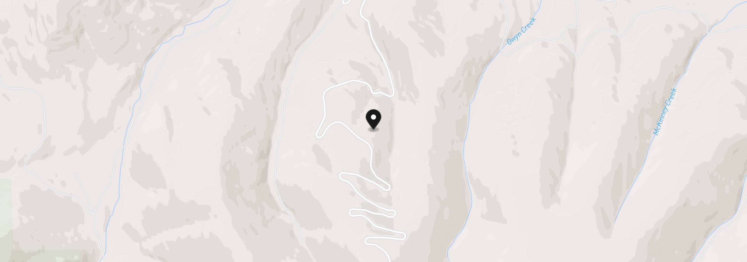 Map showing the location of 25361 Baldy Mountain Rd, John Day, OR 97845