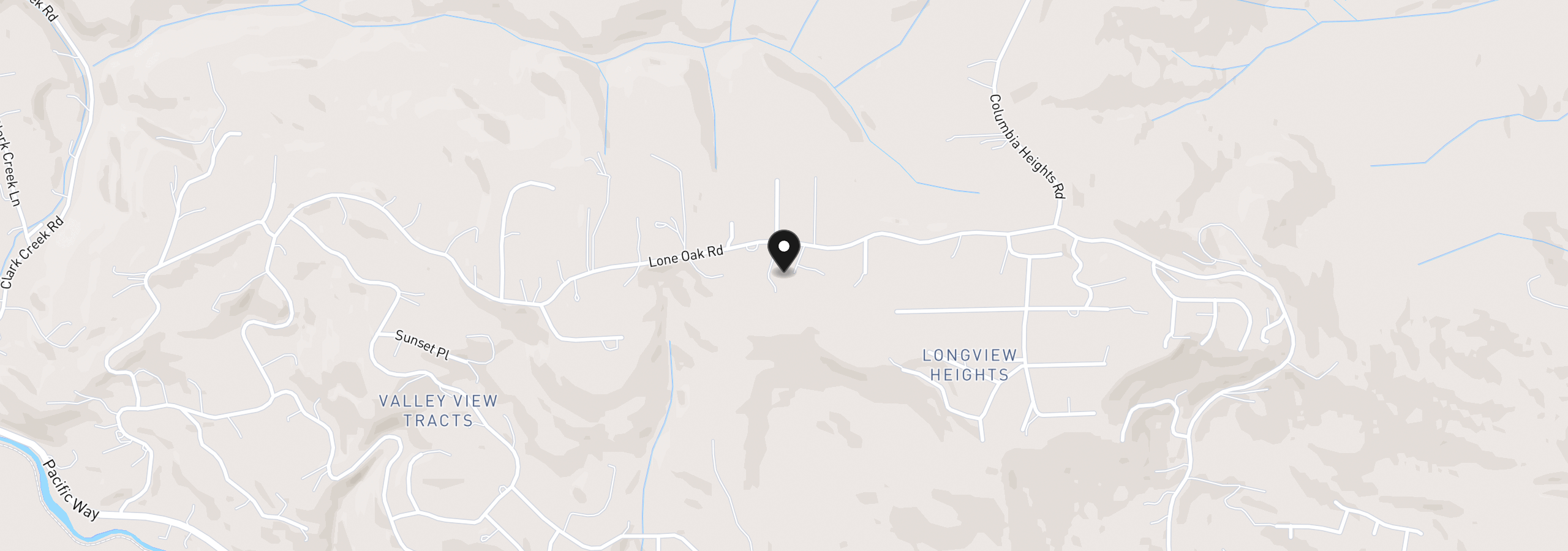 Map showing the location of 862 Lone Oak Rd, Longview, Wa 98632