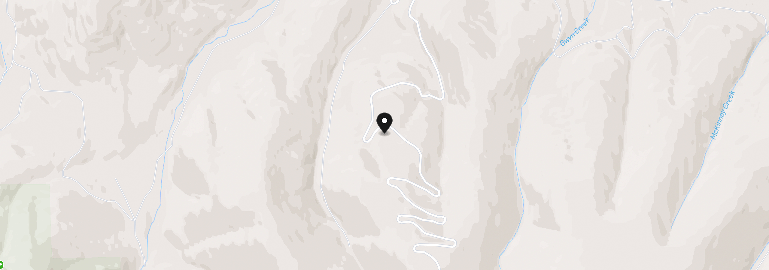 Map showing the location of 25422 Baldy Mountain Rd, John Day, OR 97845