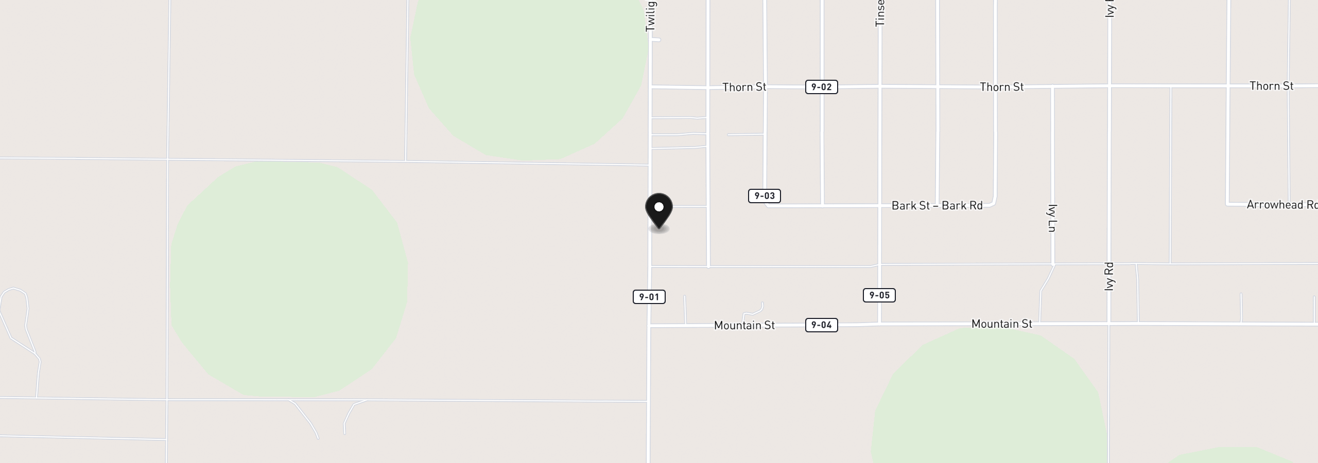 Map showing the location of Twighlight Rd TL~4000, Christmas Valley, OR 97641