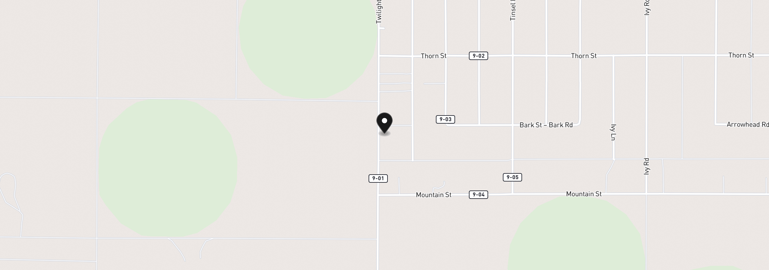 Map showing the location of Twighlight Rd Tl-3900, Christmas Valley, OR 97641