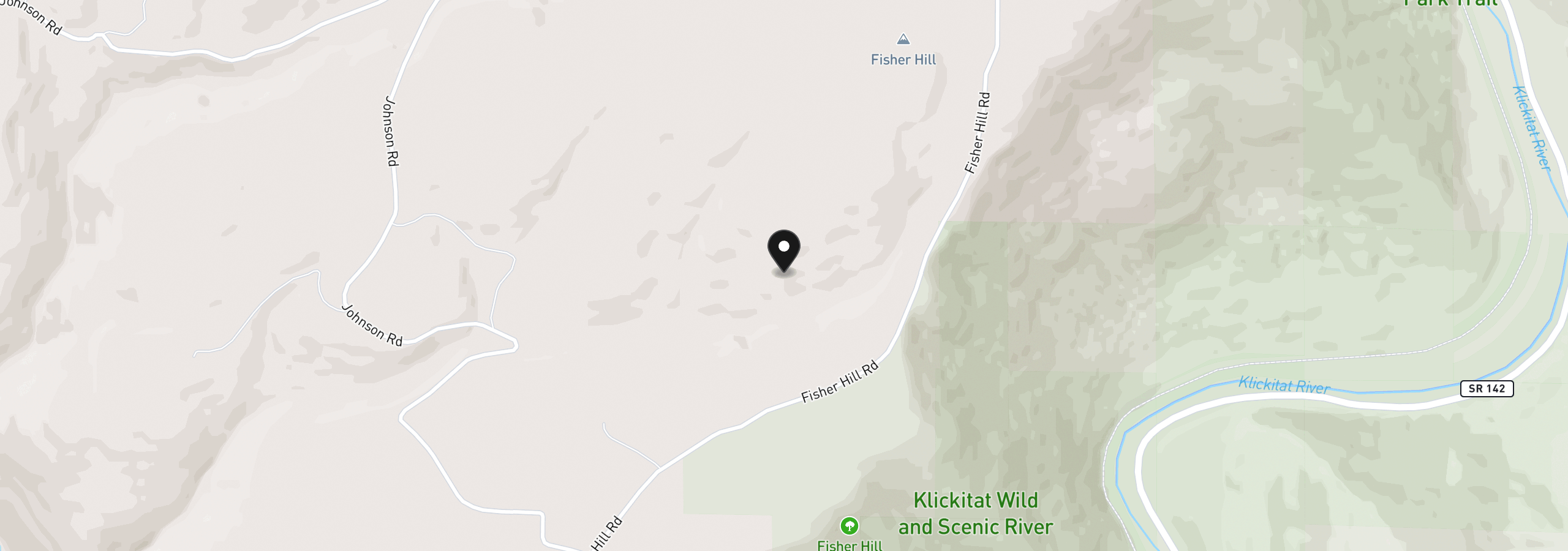 Map showing the location of Secluded Way 4, Lyle, Wa 98635