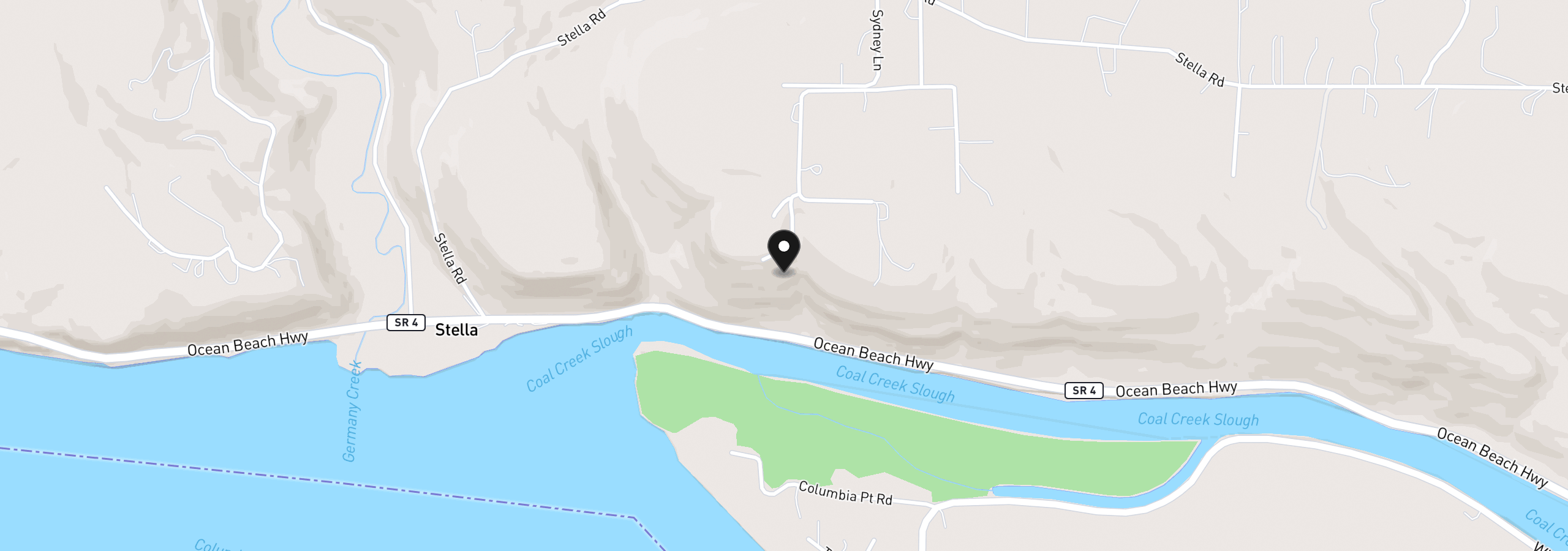 Map showing the location of 145 Newt Estates Rd W, Longview, Wa 98632