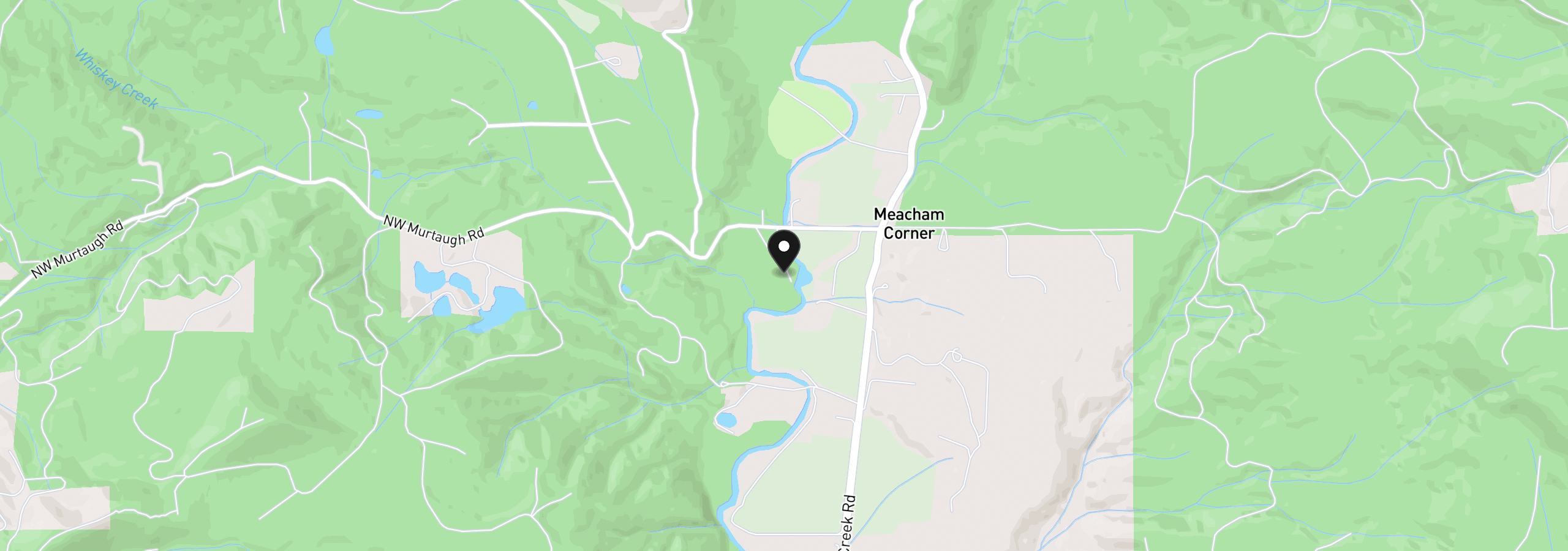 Map showing the location of 24111 NW Meacham Rd, North Plains, OR 97133
