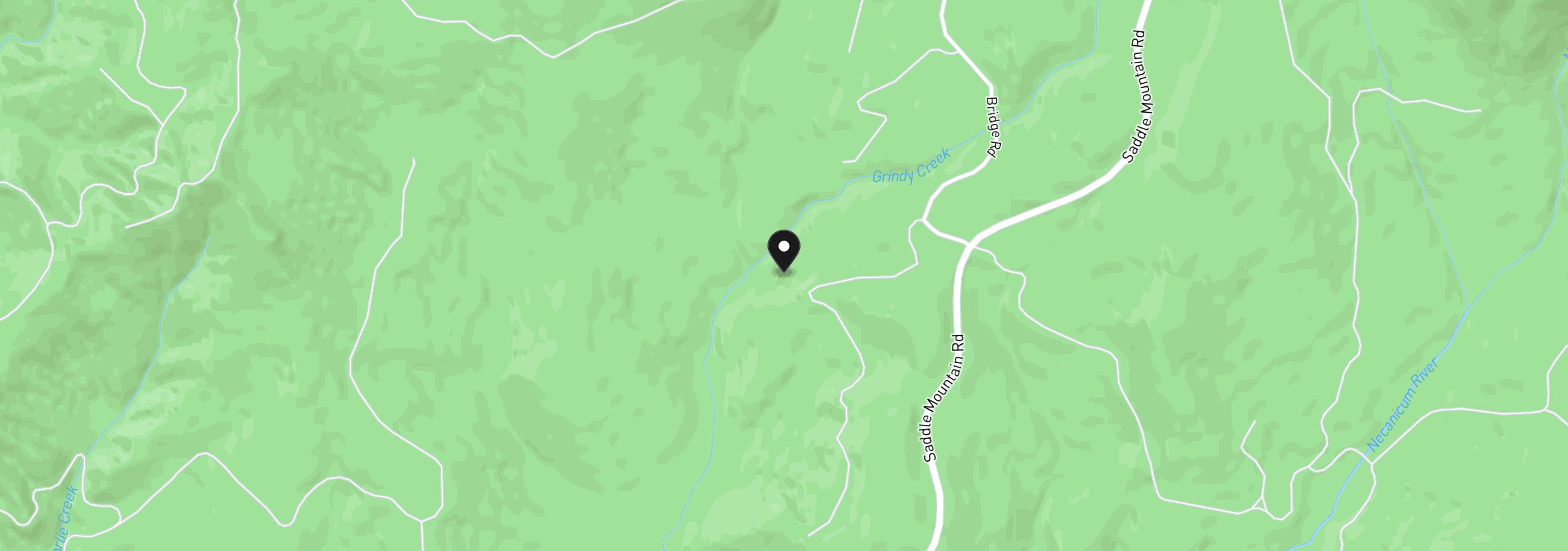 Map showing the location of 0 Saddle Mountain Rd, Seaside, OR 97138