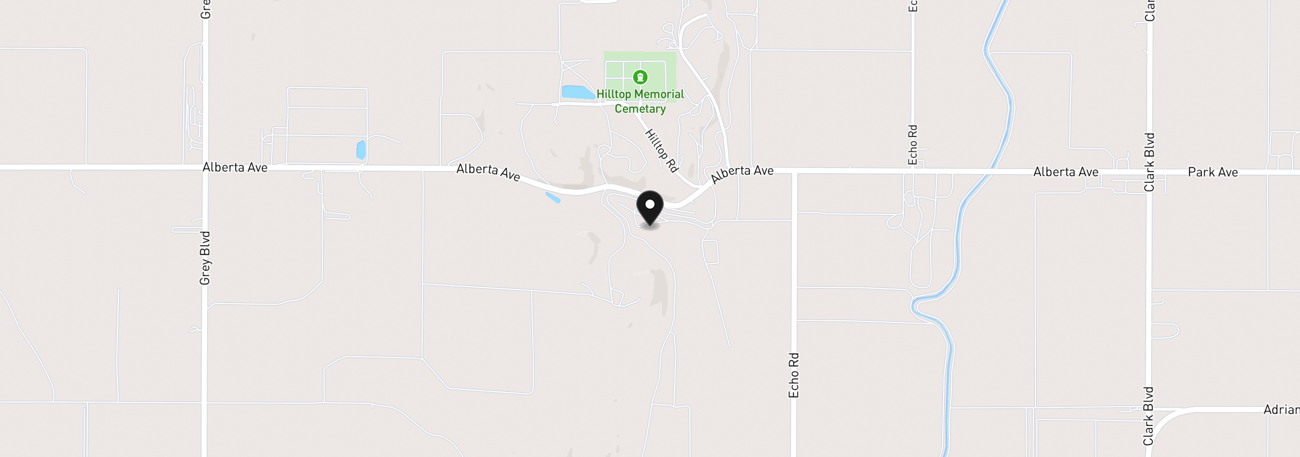 Map showing the location of 3091 Echo Rd, Nyssa, OR 97913