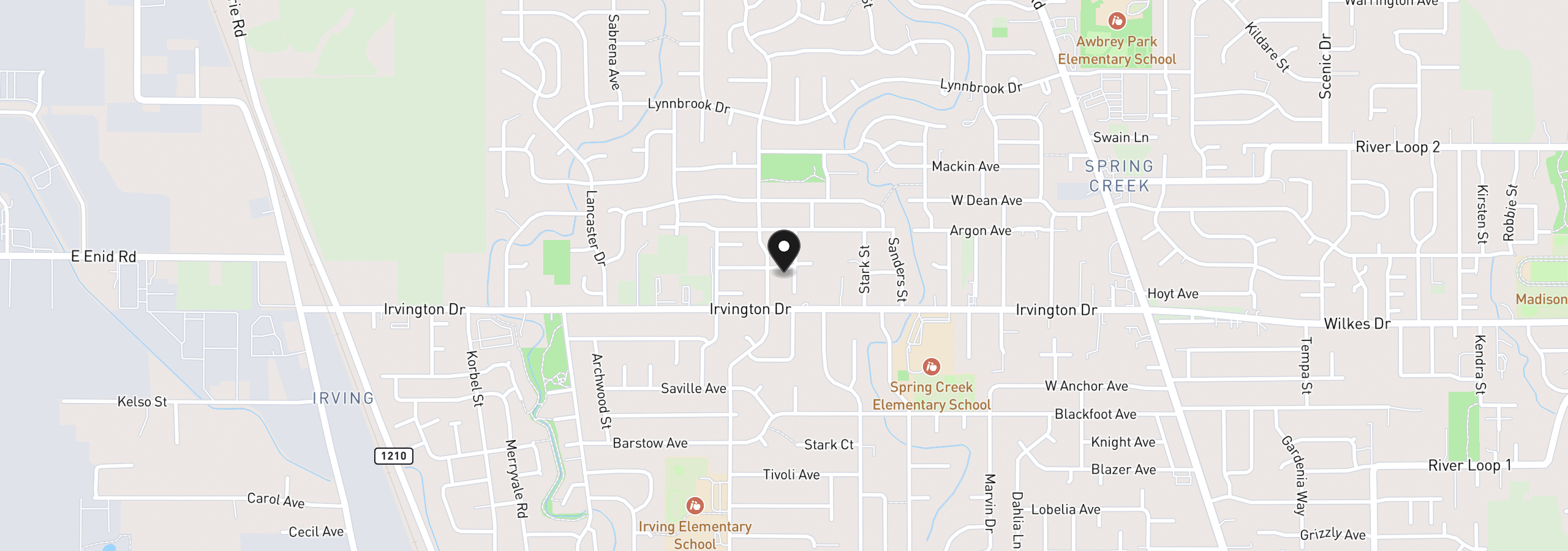 Map showing the location of 936 Leonards Way, Eugene, OR 97404