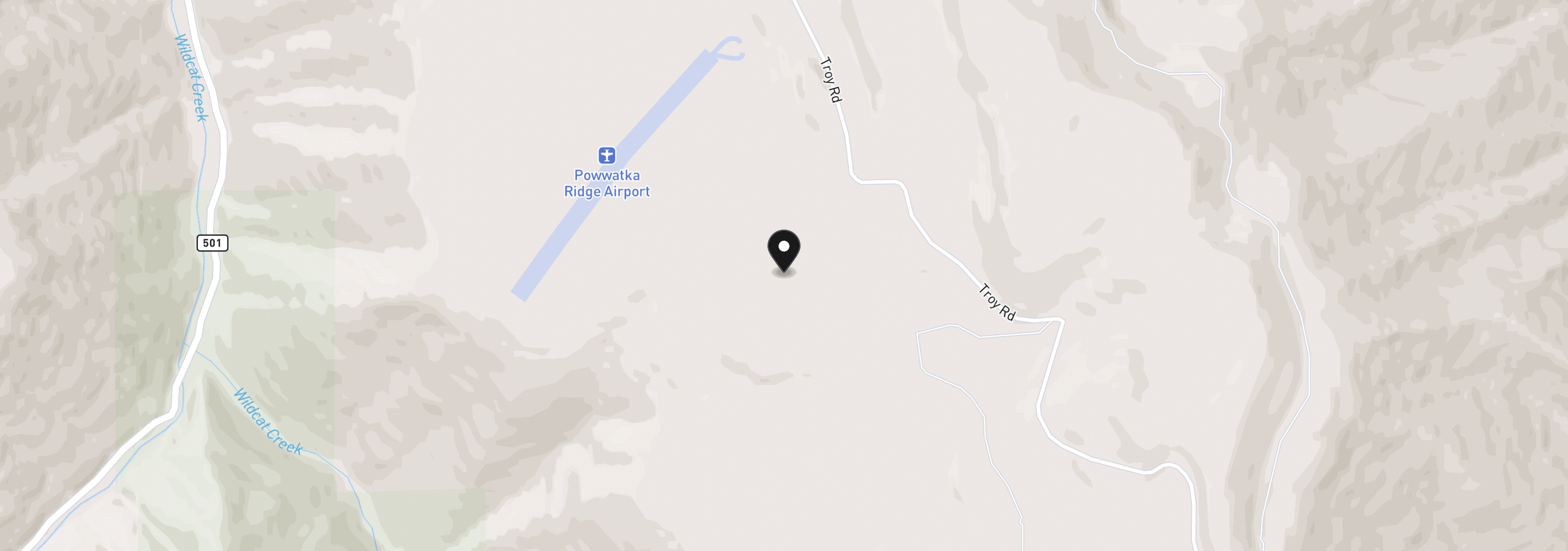 Map showing the location of 83584 Troy Rd, Wallowa, OR 97885