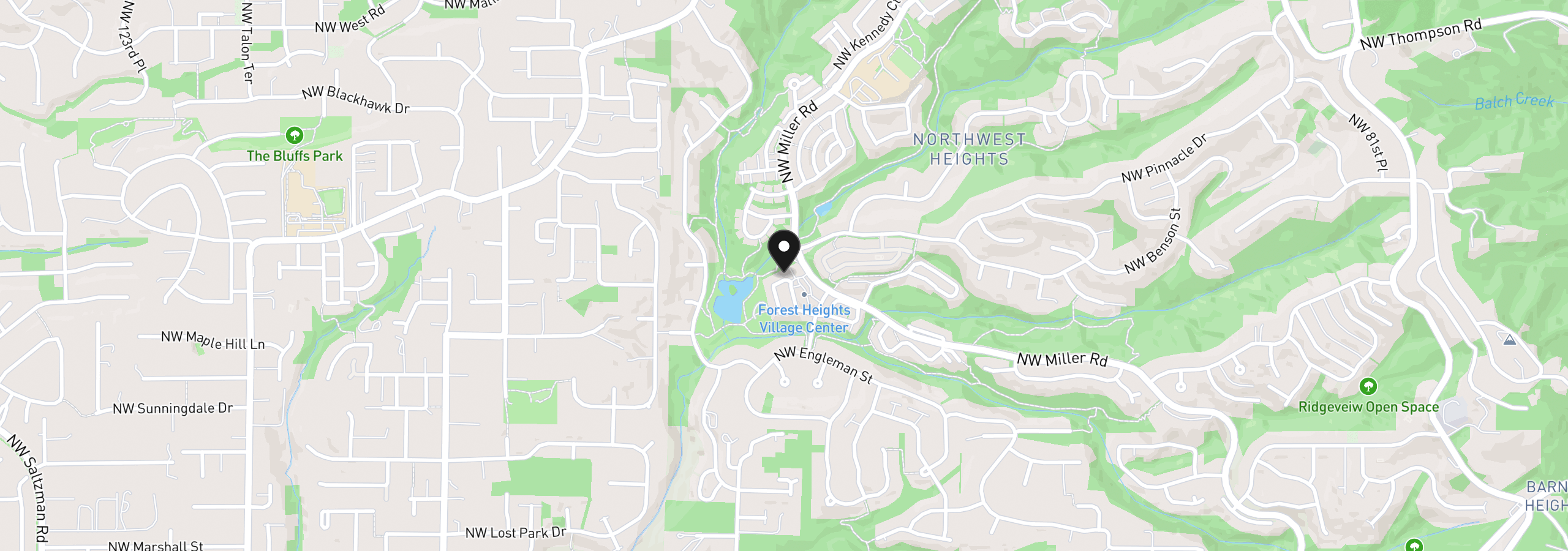 Map showing the location of 2064 NW Village Cir 44, Portland, OR 97229