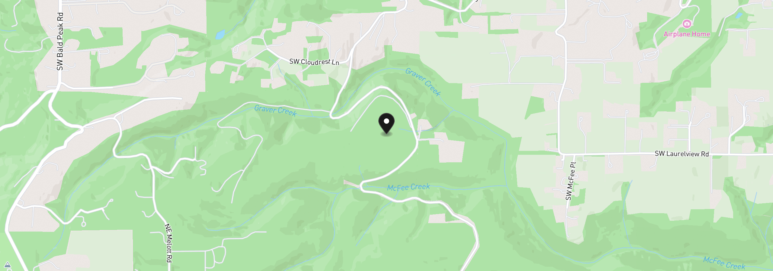 Map showing the location of 16935 SW Holly Hill Rd, Hillsboro, OR 97123