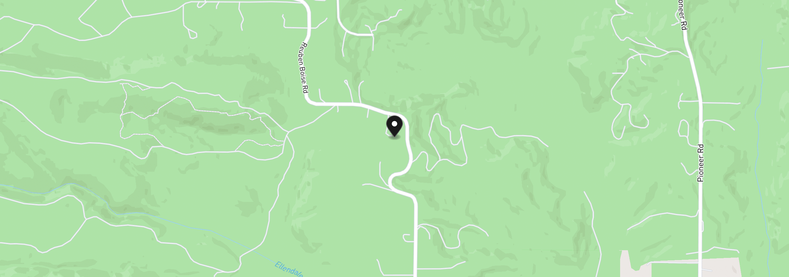 Map showing the location of 1401 Reuben Boise Rd, Dallas, OR 97338